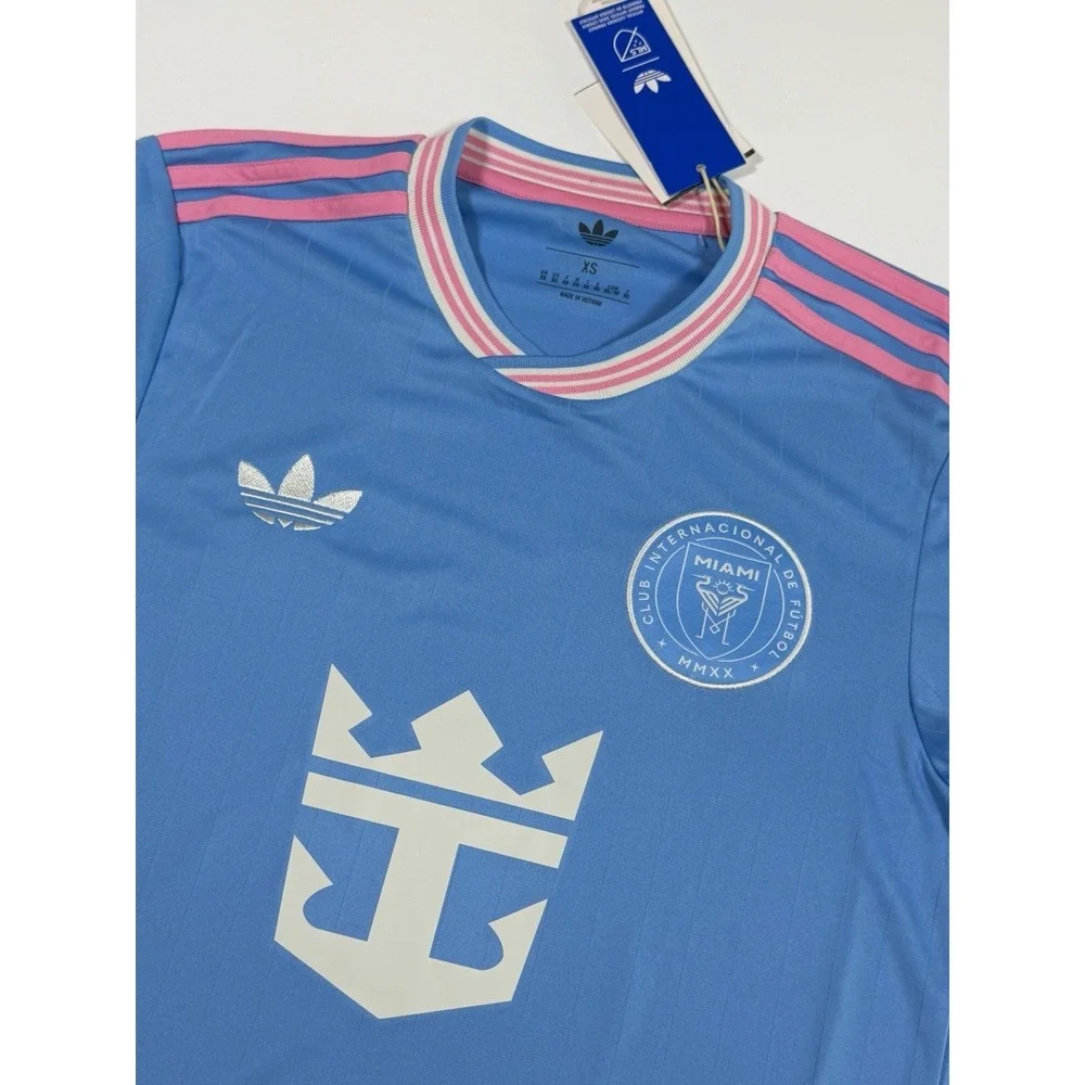 Adidas Inter Miami Lionel Messi Men's Size XS 25/26 Third Soccer Jersey Blue